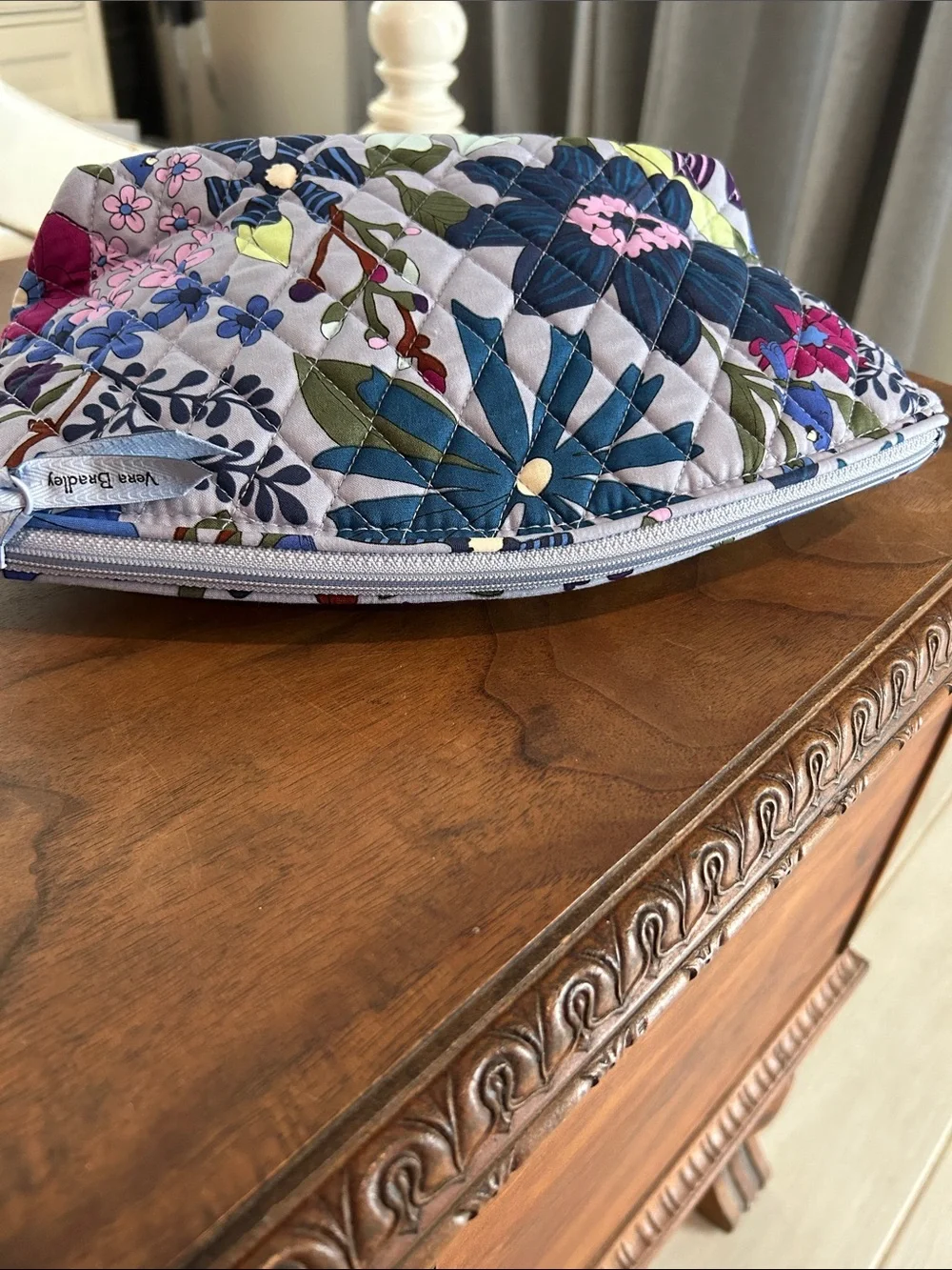 NWOT Vera Bradley Grand Travel Cosmetic Bag - Bengal Lily